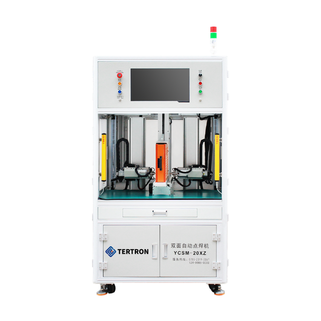 Machine de soudage par points de batterie automatique double face à 8 axes (TC-YCSM-20XZA)