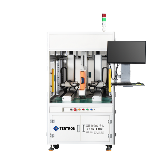 Machine de soudage par points de batterie automatique double face à 9 axes (TC-YCSM-20ZXC)