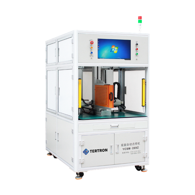 Machine de soudage par points de batterie automatique double face à 8 axes (TC-YCSM-20XZA)
